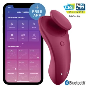 Satisfyer sexy pant vibrador na sex shop online Brinquedos para adultos