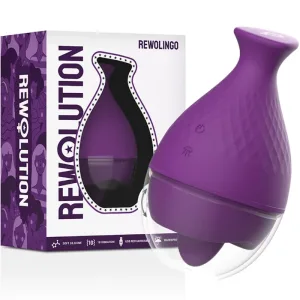 Vibrador rewolingo com língua - Estimulador de clitóris