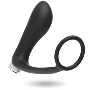 Vibrador Prostático Recarregável Preto - Modelo 1